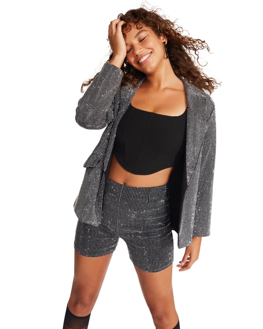 Silver Steve Madden Aya Women's Jackets | PH 3791WLV